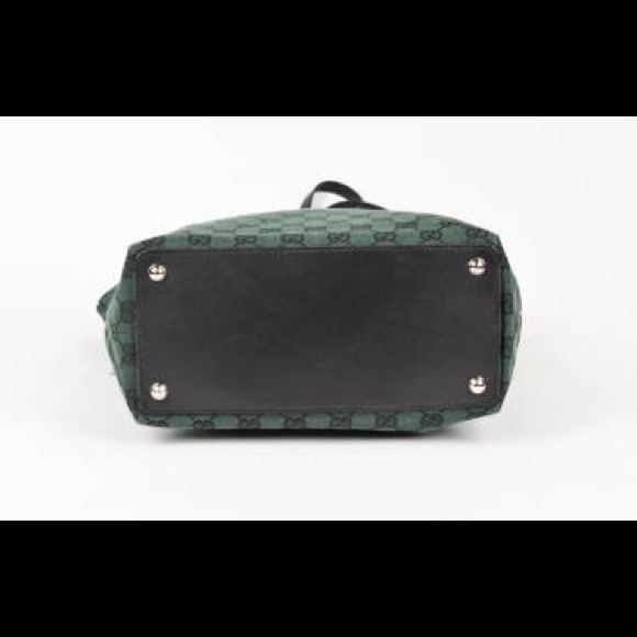 Gucci Eclipse Vintage GG Monogram Canvas / Leather Bucket Tote Bag. - Picture 5 of 17